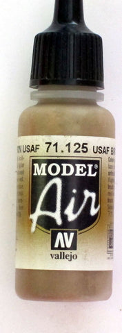 71125 Vallejo Model Airbrush Paint 17 ml USAF Brown