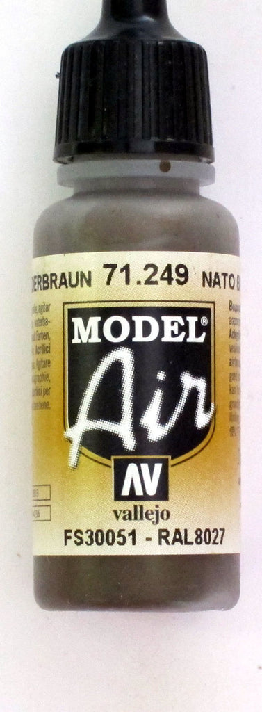 71249 Vallejo Model Airbrush Paint 17 ml Nato Brown