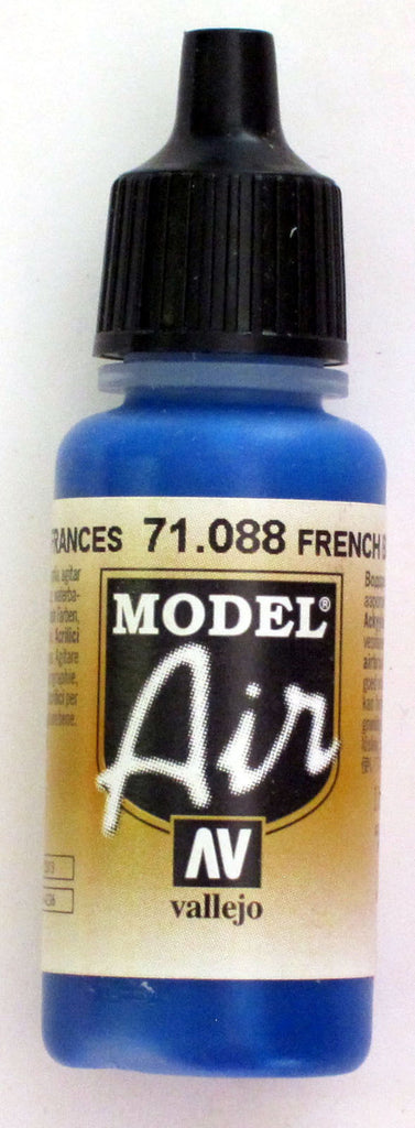 71088 Vallejo Model Airbrush Paint 17 ml French Blue