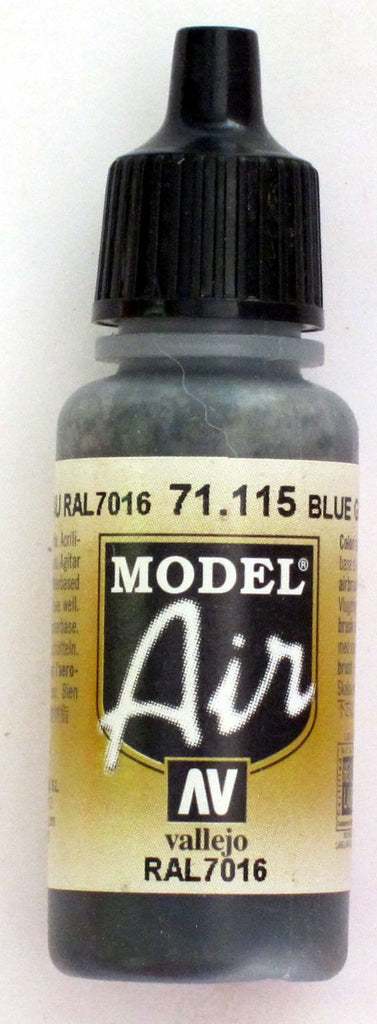 71115 Vallejo Model Airbrush Paint 17 ml Blue Grey