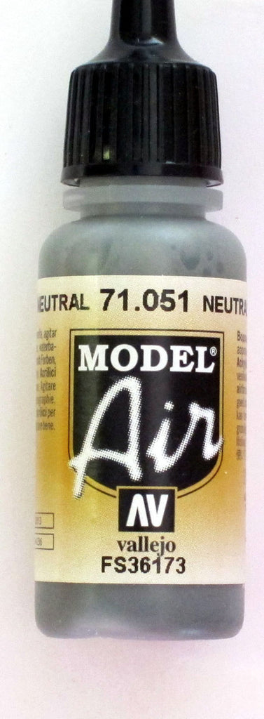 71051 Vallejo Model Airbrush Paint 17 ml Barley (Neutral) Grey