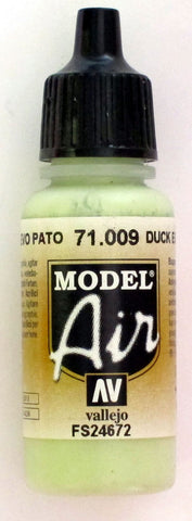 71009 Vallejo Model Airbrush Paint 17 ml Duck Egg Green