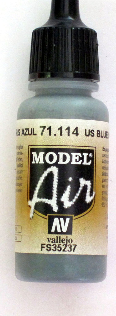 71114 Vallejo Model Airbrush Paint 17 ml US Blue Grey