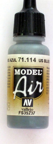 71114 Vallejo Model Airbrush Paint 17 ml US Blue Grey