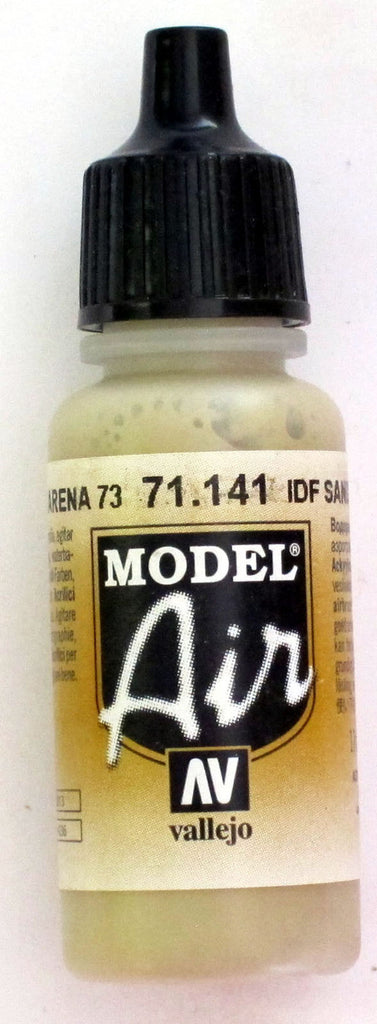 71141 Vallejo Model Airbrush Paint 17 ml IDF Sand Grey