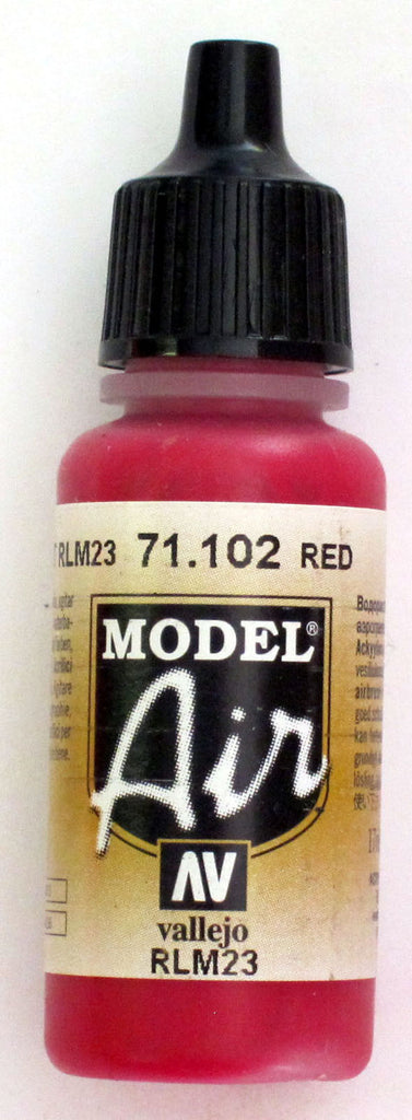 71102 Vallejo Model Airbrush Paint 17 ml Red RLM